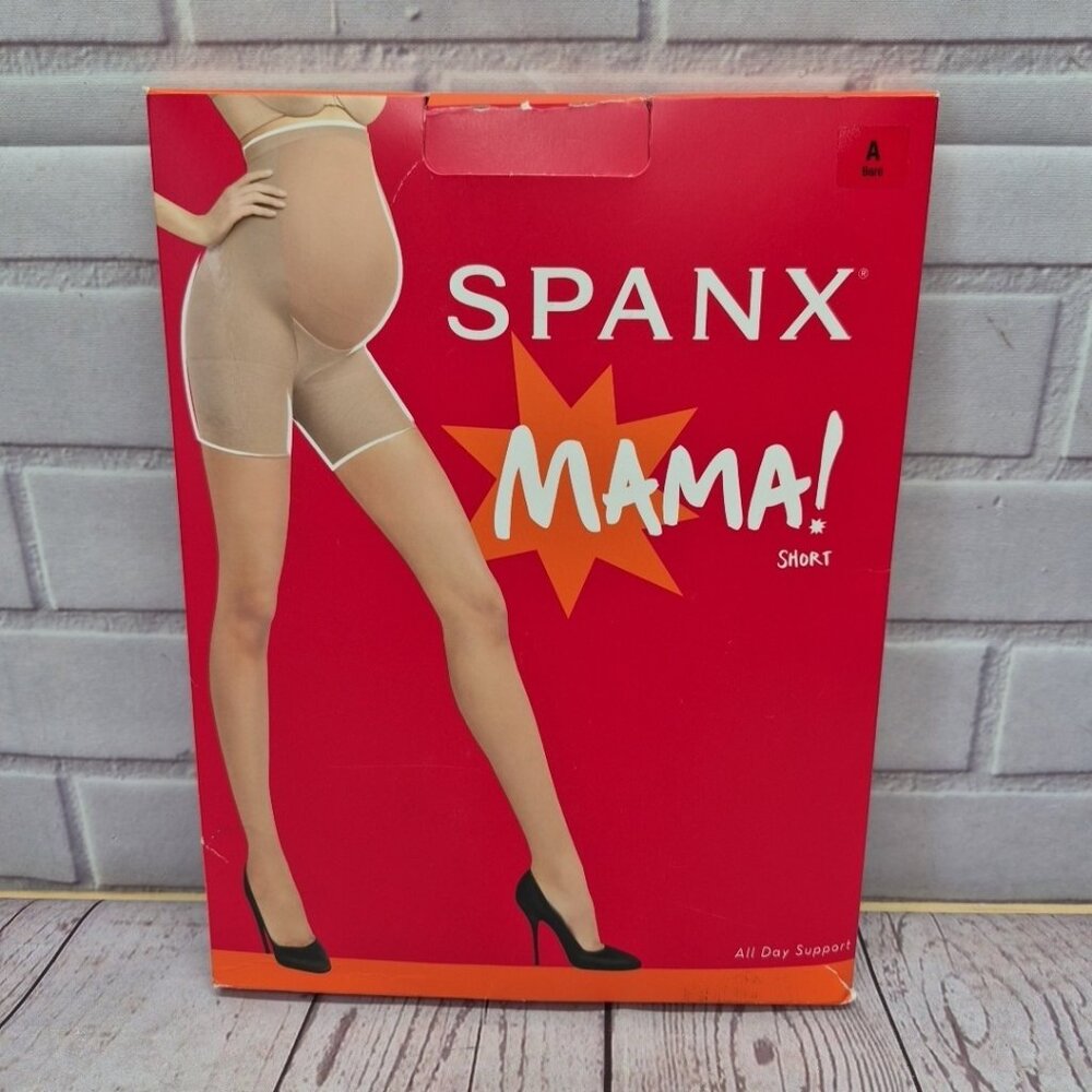 Spanx Mama Short Shaping Bare Size A‎ Firms & Support~Eliminates VPL~New